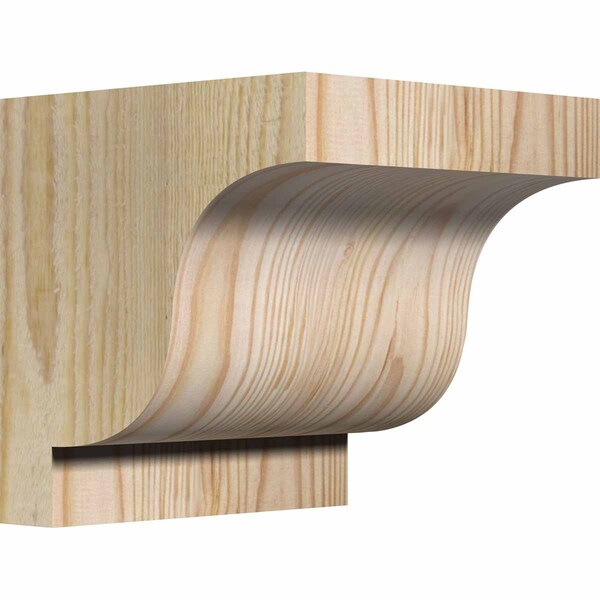 Ekena Millwork Newport Rough Sawn Corbel, Douglas Fir, 6"W x 6"D x 6"H COR06X06X06NEW00RDF - main